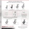 Service Caster 5 Inch Kingpinless Semi Steel Wheel Caster Brakes 2 Swivel Locks SCC, 4PK SCC-KP30S520-SSR-SLB-BSL-2-SLB-2 - alternate 4